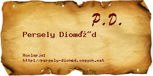 Persely Dioméd névjegykártya